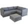 Charles Bentley GLWFCORSOFA01 Outdoor Lounge Set, 1 Table incl. 4 Sofas