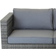 Charles Bentley GLWFCORSOFA01 Outdoor Lounge Set, 1 Table incl. 4 Sofas