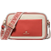 Michael Kors Maeve Large Canvas and Smooth Crossbody Bag - Spiced Coral