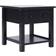 vidaXL Paulownia Black Small Table 39.9x39.9cm