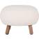 House Nordic Savona White Fotpall 37cm