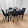 Kosy Koala Room Black Dining Set 70x134cm 7pcs