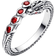 Pandora Game of Thrones Dragon Sparkling Ring - Silver/Red