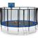 ExacMe Luxury Trampoline 457cm + Premium Enclosure + Rectangular Basketball Hoop