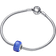 Pandora Mini Murano Charm - Silver/Blue