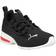 Puma Little Kid's Axelion Mesh - Black/Silver/High Risk Red