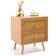 Beautify Btfy Brown Bedside Table 41.5x48cm