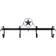 Village Wrought Iron Star Black Coat Hook 24"