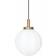 Konsthantverk Klyfta Raw Brass/Opal Pendant Lamp 30cm