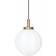 Konsthantverk Klyfta Raw Brass/Opal Pendant Lamp ∅ 30cm