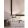FISCHER & HONSEL liner Chrome/Grey Table Lamp 29cm