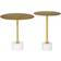 House Nordic Lecco Brass/Marble Småbord 41cm
