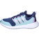 adidas Kid's FortaRun 2.0 Cloudfoam Lace Shoes - Dark Blue/Silver Metallic/Semi Flash Aqua