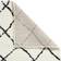 Think Rugs Diamond Geometric White, Black 200x290cm