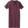 KingSize Short Sleeve Henley Nightshirt - Deep Burgundy