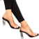 Shein Women Transparent Strap Chunky Heeled Mule Sandals, Fashion Summer Sandals