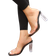 Shein Women Transparent Strap Chunky Heeled Mule Sandals, Fashion Summer Sandals