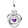 Pandora February Eternity Circle Dangle Charm - Silver/Purple