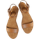Shein Scalloped One Band Ankle Strap Sandals TAN