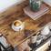 Vasagle 2 shelves Brown Rullbord 40x60cm