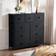 Ebern Designs Ojaswi Black/Gray Chest of Drawer 39x40"