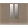 Zipcode Design Cascio Brown Wardrobe 230x182.5cm