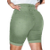 Shein Plus Solid Roll Up Hem Denim Shorts