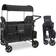 Wonderfold Wagon W4 Elite Quad Stroller - Volcanic Black
