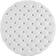 modway Amour White Vinyl Pouffe 16.5"