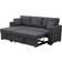 Alexent Sleeper Dark Gray Sofa 81.5" 3 Seater