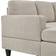 Latitude Run Sectional Beige Polyester Blend Sofa 101" 3 4 Seater