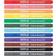 Berol Colour Broad Fibre Tipped Pen 1.2mm 42-pack
