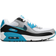 Nike Air Max 90 GS - White/Blue Lightning/Black/Blue Lightning