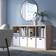 IKEA Kallax White Stained Oak Effect Shelf