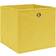 vidaXL 288365 Yellow Förvaringslåda 4st
