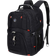 Shrradoo Extra Large 52L Travel Laptop Backpack - Black