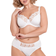 Flirtelle Swirl Balcony Bra - White