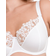 Flirtelle Swirl Balcony Bra - White