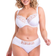 Flirtelle Swirl Balcony Bra - White