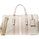 Michael Kors Bedford Travel Extra-Large Logo Stripe Weekender Bag - Vanilla/Soft Pink