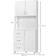 Homcom Kitchen Cupboard White Storage Cabinet 80x183.5cm