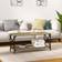 vidaXL CoffeeTable Sonoma Oak Soffbord 45x100cm
