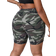 Shein SXY Women Plus Size High Waisted Slim Fit Sexy Camo Cargo Denim Shorts