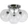 Belid P2010 Gloria Chrome/Clear Takplafond ∅ 33cm