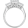 Macy's Princess Triple Halo Engagement Ring - White Gold/Diamonds