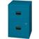 Bisley PFA2 Azure Blue Storage Cabinet 41.3x67.2cm