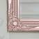 Melody Maison Ornate Rose Gold Wall Mirror 42x52.5cm