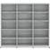 vidaXL CD Cabinet Grey Sonoma Book Shelf 89.5cm