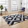 Think Rugs Olympia GR224 Blue, Grey 80x150cm