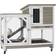 Aivituvin Indoor Rabbit Hutch with Pull out Tray Large